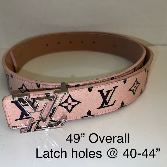 Louis Vuitton Light Pink Monogram Belt - Picture 9 of 9